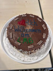 Kuchen mit Schokolade